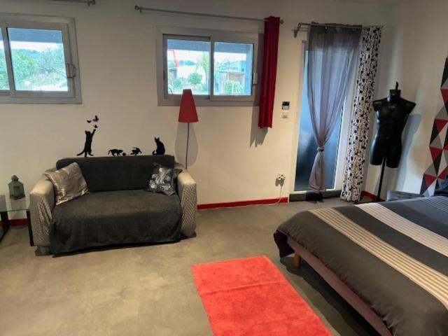 Grand Studio Avec Terrasse Apartment Вовер Екстериор снимка